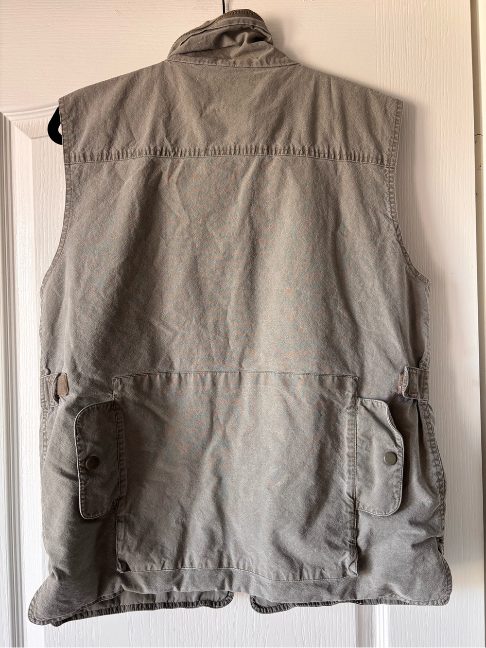 Vintage Banana Republic Safari Vest khaki mens size medium - Picture 2 of 7
